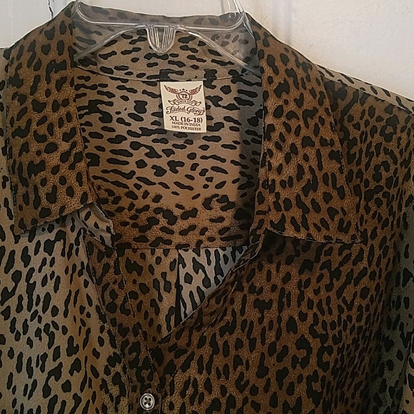 Ladies Faded Glory Blouse- Top - Shirt  XL - Picture 3 of 5